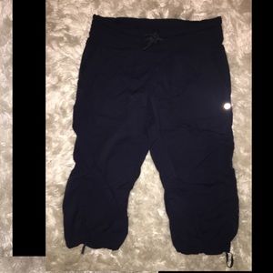 Navy Lululemon Capris